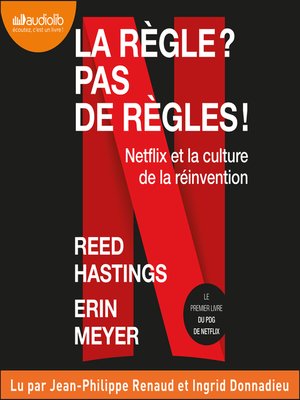 cover image of La règle ? Pas de règles !